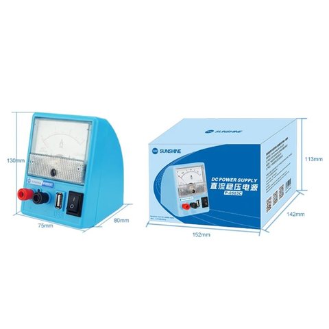 Лабораторный блок питания Sunshine P-0503C, стрелочный, 5V 3A Превью 1