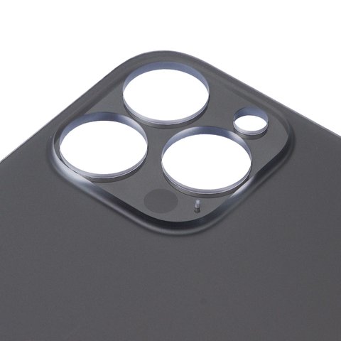 Задня панель корпуса для iPhone 13 Pro Max, сіра, не потрібно знімати скло камери, Original (PRC), Graphite, big hole Прев'ю 1