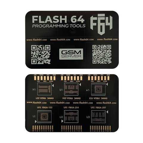 Flash 64 BGA ISP Board for eMMC / UFS Memory Chips Превью 2