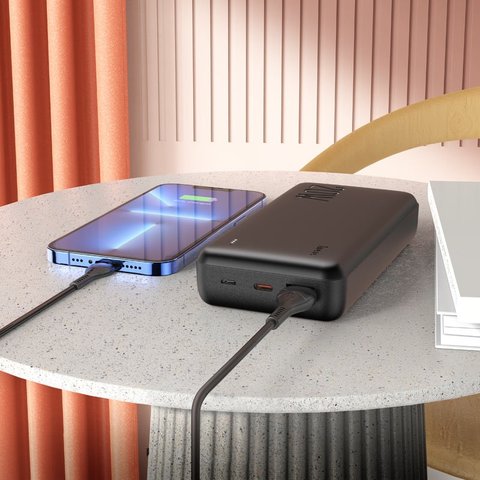 Power bank Hoco J87A, 20000 мАг, 20 Вт, чорний, Quick Charge, Power Delivery (PD), #6931474761033 Прев'ю 3
