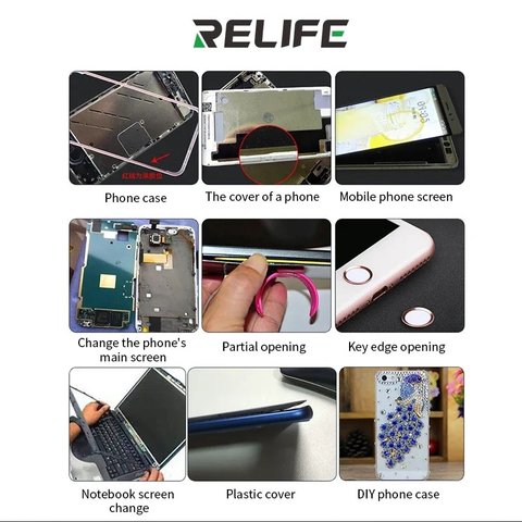 Sealant Glue RELIFE CP-0001, (for gluing back covers, for display frames, 15 ml, transparent) Preview 6
