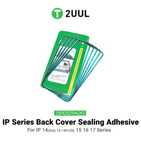 Adhesivo para panel trasero de carcasa (cinta doble faz) 2UUL BA17P puede usarse con Apple iPhone 17 Pro, 5 uds., adhesive Vista previa  1