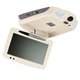 9" Car Flip Down Monitor with DVD Player (Beige) Preview 4