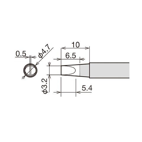 Soldering Iron Tip Goot RX-80HRT-3.2D Preview 1