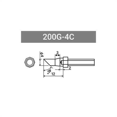 Soldering Tip Quick 200G-4C Preview 1