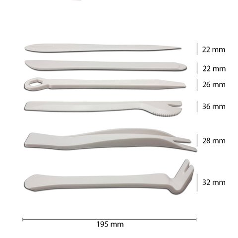 Car Trim and Panel Removal Tools Kit (Polyurethane, 6 pcs.) Preview 1