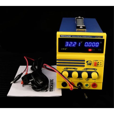 Fuente de alimentación (potencia) Mechanic DT30P5, un canal, impulso, hasta 30 V, hasta 5 A, indicadores de diodos de luz Vista previa  1