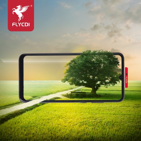 Pantalla LCD puede usarse con Huawei Honor 9A, Y6p, negro, sin marco, FLYCDI, H630I156A-00B Vista previa  4