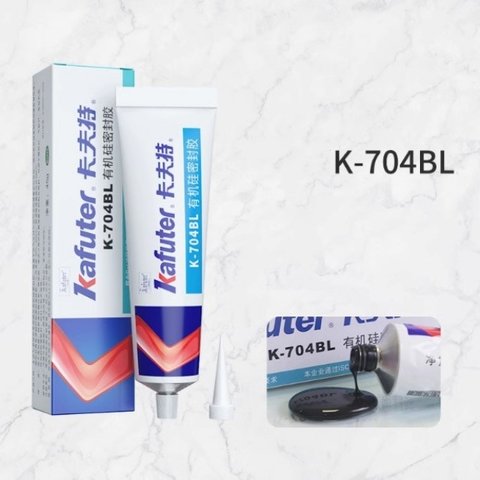 Adhesivos sellador Kafuter K-704BL, 45 g, negro, líquido Vista previa  1