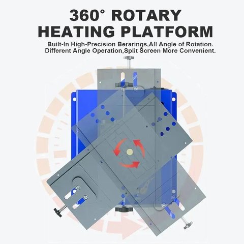 Dispositivo para despegar el módulo de pantalla Mechanic 361 Ultra, sirve para las pantallas de hasta 14", con bomba de vacío Vista previa  4