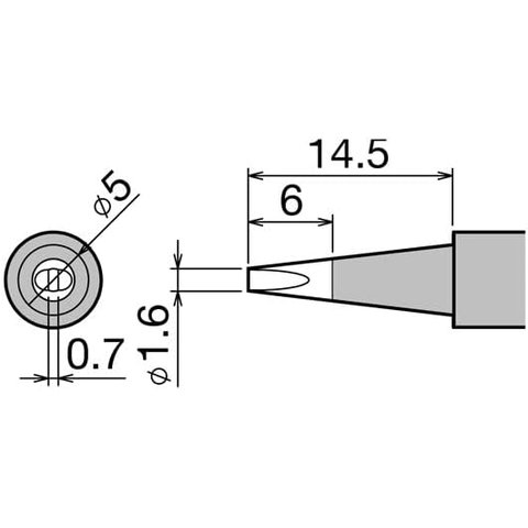 Паяльне жало Goot PX-28RT-1.6D Прев'ю 4