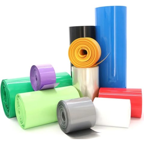 Термоусадочная трубка, 1 м, 80 мм, синяя Превью 1