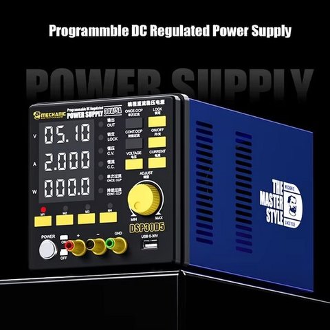 Лабораторный блок питания Mechanic DSP30D5, одноканальный, импульсный, до 30 В, до 5 А, 150 Вт Превью 1