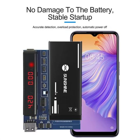 Кабель для запуску батареї Sunshine SS-904B, плата активації батареї, Tecno, Itel, infinix Прев'ю 3
