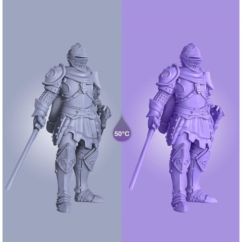 Фотополимерная смола для 3D-принтера ELEGOO Grey to Purple, 1 кг Превью 1