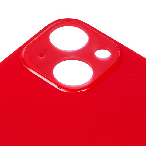 Задня панель корпуса для iPhone 13, червона, не потрібно знімати скло камери, Original (PRC), big hole Прев'ю 1
