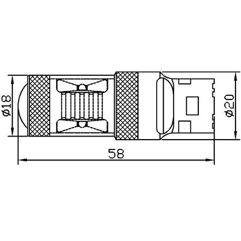 LED лампа гальмування/заднього ходу UP-7G-T20SWB-30W(7440) (біла, 12-24 В) Прев'ю 2