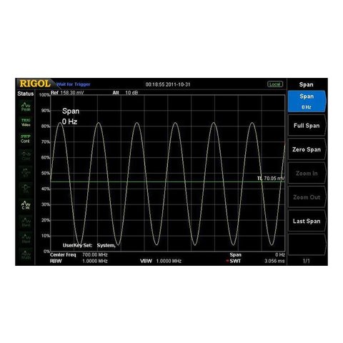 Аналізатор спектру RIGOL DSA710 Прев'ю 8
