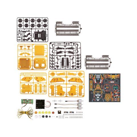 Робот-вездеход на батарейках, STEM-конструктор CIC 21-536N Превью 6