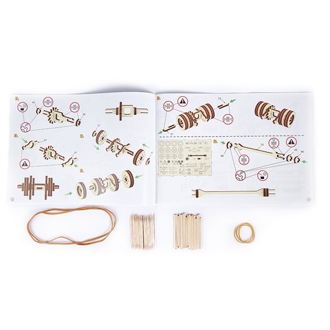 Механічний 3D-пазл Wooden.City Лондонський автобус Прев'ю 7