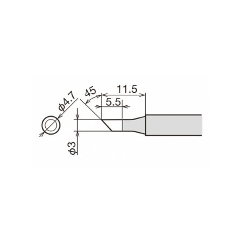 Soldering Iron Tip GOOT RX-80HRT-3C Preview 1